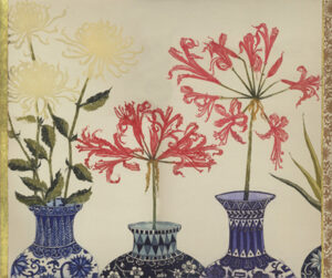Jean Bardon - Nerines and Chrysanthemums
