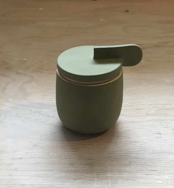 Small Container, Olive Englobe [SOLD]