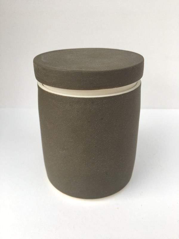 Small Container – Olive Engobe [SOLD]