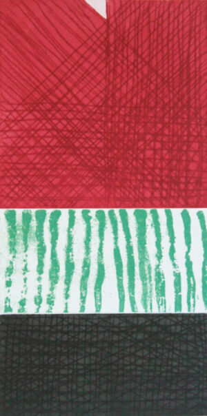 John Noel Smith - Untitled - Red, Green & Black