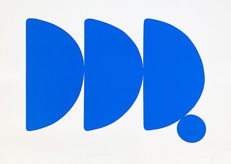 The Shape of Form (Blue)