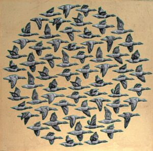 Kelvin Mann - Brent geese - Starboard