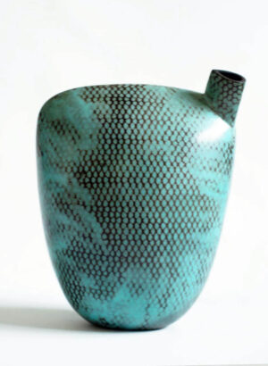 Alison Kay - Slim Green Form with side opening