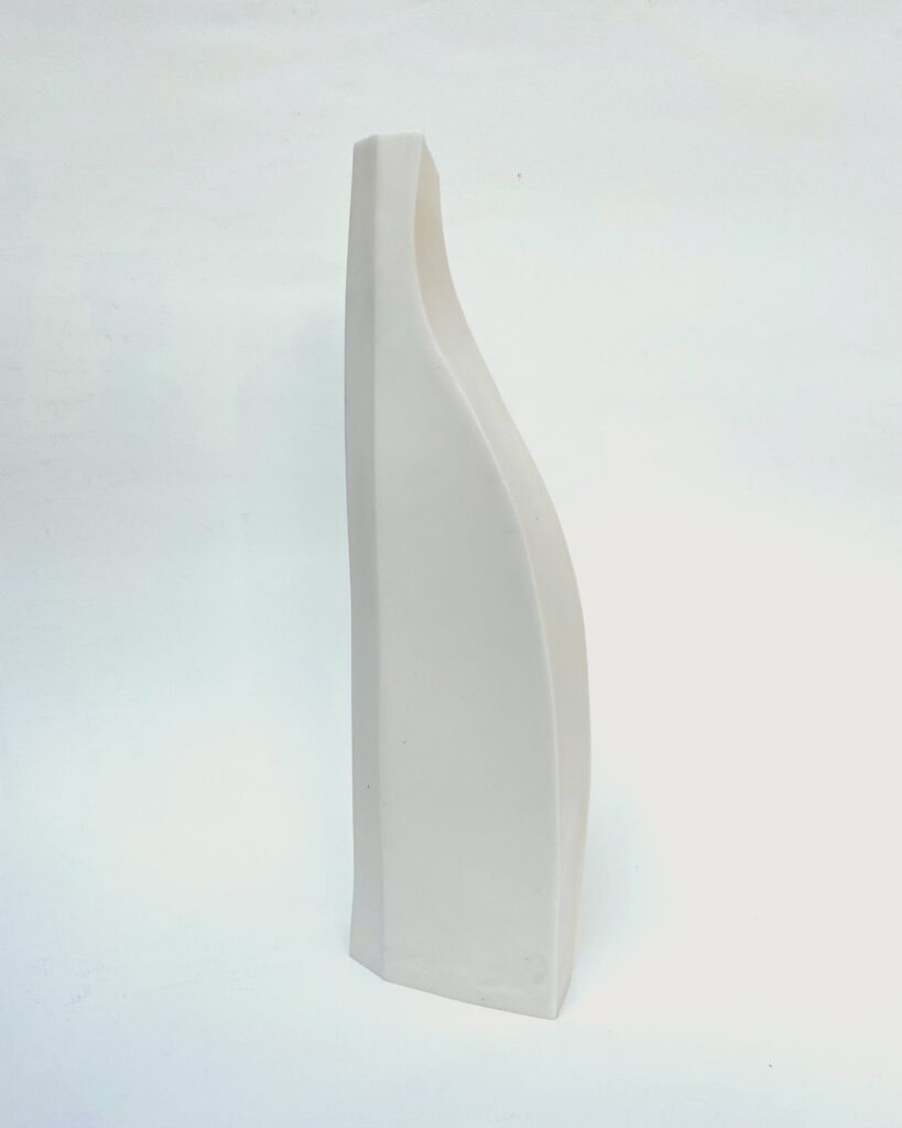 Civic White Vase