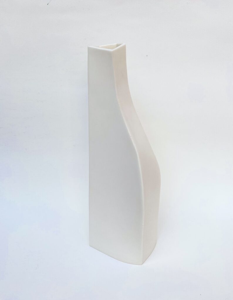 Civic White Porcelain Vase